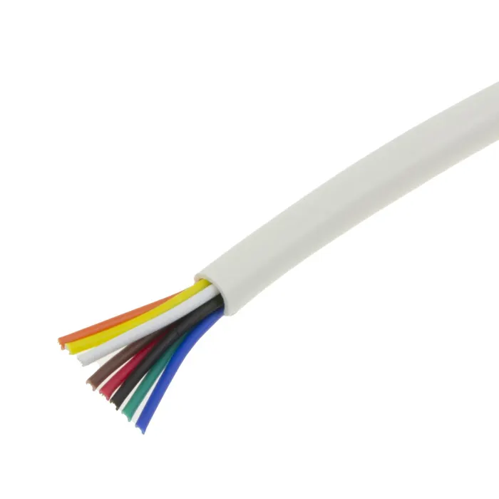 8-Core Shielded Security Alarm & Intercom Cable (100m Roll)