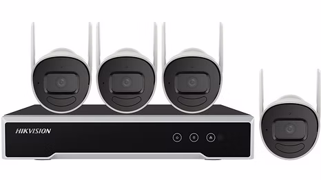Hikvision 4MP H.265 Complete Outdoor Bullet Wi-Fi Camera Kit