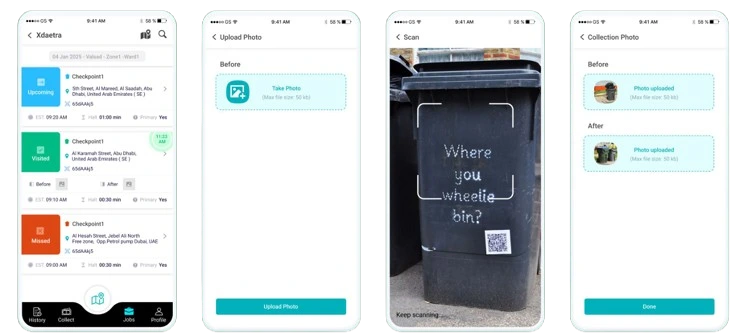 Proof of Service & RFID Bin Tag Integration